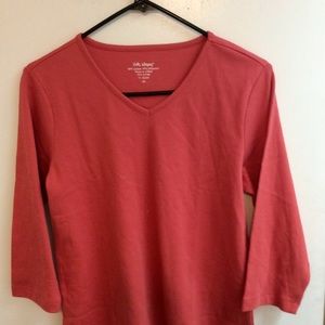 Women’s top PS PETITE SMALL CORAL